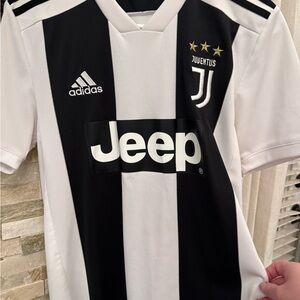 Adidas Juventus Striped Black and White Jersey